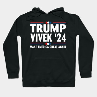 Donald Trump Vivek Ramaswamy American Flag Hoodie
